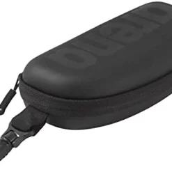 Outlet 😀 Unisex Swim Goggle Case For Swimming Goggles, Protective Hardcover Carrying Case With Clip, Multiple Colors Black/silver/fluorescent Yellow ⌛