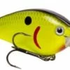 New 😀 VD 1.5 Flatside Pro-Model Crankbait Black Back Chartreus 🧨