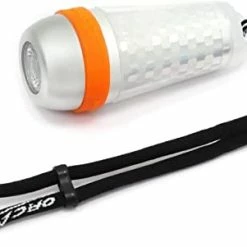 New 🤩 ORCATORCH SD03 Dive Beacon 4-Color-in-1 (Blue, Red, White, Green) 8 Modes Scuba Diving Signal Light With Constant Light Or Flashing Mode Night Dive LED Marker Light, For 150M Underwater Diving 🔥