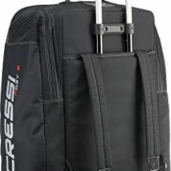 Best deal 🎁 Strong Large Capacity Roller Luggage Bag 115L With 🎒 Backpack Straps - Moby 5: Designed In Italy Black/red 💯