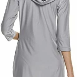 Outlet 🧨 TSLA 👩 Women's Hoodie Zip Front Rash Guard, UPF 50+ Long Sleeve Swim 👚 Shirts, UV/SPF Sunscreen Wetsuit 🩱 Swimsuit Top Zip Front Print Rashie Tropic Vista ✔️