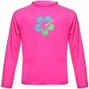 Best Pirce 🧨 Dayu 👧 Girls' Flower Long Sleeve Rashguard Neon Pink ❤️