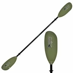 New ⭐ BENDING BRANCHES Angler Scout 2-Piece Snap-Button Kayak Fishing Paddle Sage Green 🧨