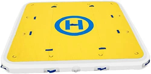 New ๐ Inflatable Dock Floating Platform, 2-4 Person Capacity, 6 Inches Thick, Swim Dock With Hand Pump, Electric Air Pump & Storage Bag, Drop Stitch PVC Non-Slip Raft For Pool Beach Ocean ๐ - Image 13