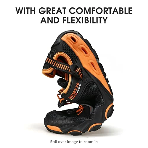 Top 10 ๐งจ HUMTTO ๐ฉ Womens Mens Water ๐ Shoes - Amphibious Hiking ๐ฉด Sandal Closed Toe Outdoor ๐ฉด Sandals Quick Drying Lightweight Breathable Non-Slip Aqua ๐ Shoes โ๏ธ Summer Water ๐ฉด Sandals Beige ๐ฅ - Image 4