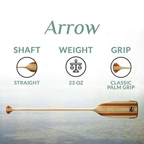 Best deal ❤️ BENDING BRANCHES Arrow Wood Canoe Paddle For Rivers Or Lakes 🛒 - Image 5