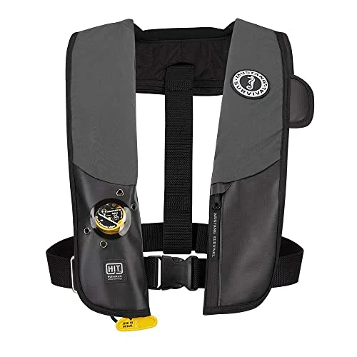 Brand new βοΈ Inflatable PFD With HIT (Auto Hydrostatic) And Bright Fluorescent Inflation Cell Black βοΈ