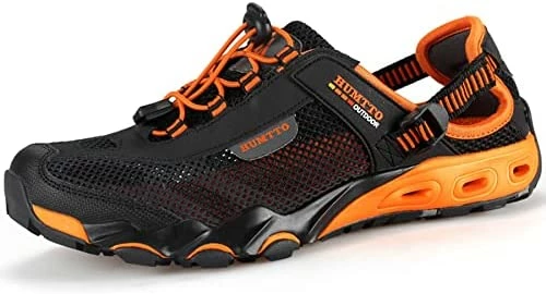 Top 10 ๐งจ HUMTTO ๐ฉ Womens Mens Water ๐ Shoes - Amphibious Hiking ๐ฉด Sandal Closed Toe Outdoor ๐ฉด Sandals Quick Drying Lightweight Breathable Non-Slip Aqua ๐ Shoes โ๏ธ Summer Water ๐ฉด Sandals Beige ๐ฅ - Image 7