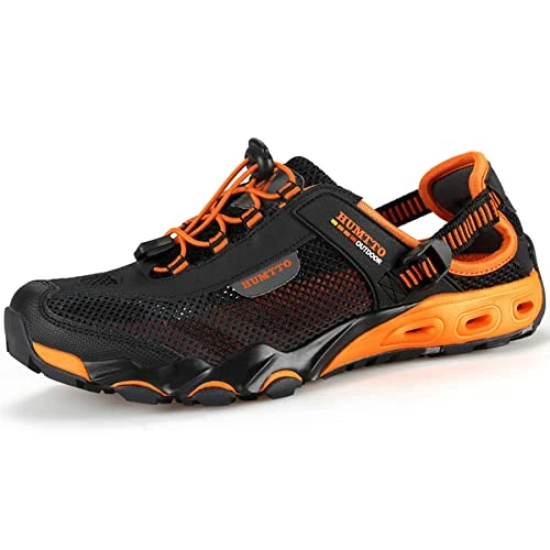 Top 10 ๐งจ HUMTTO ๐ฉ Womens Mens Water ๐ Shoes - Amphibious Hiking ๐ฉด Sandal Closed Toe Outdoor ๐ฉด Sandals Quick Drying Lightweight Breathable Non-Slip Aqua ๐ Shoes โ๏ธ Summer Water ๐ฉด Sandals Beige ๐ฅ
