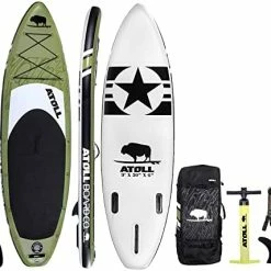 Outlet ✨ 11' Foot Inflatable Stand Up Paddle Board (6 Inches Thick, 32 Inches Wide) ISUP, Bravo Hand Pump And 3 Piece Paddle, Travel 🎒 Backpack And Accessories New Leash Included Desert Sand ✨ 18 Outlet ✨ 11' Foot Inflatable Stand Up Paddle Board (6 Inches Thick, 32 Inches Wide) ISUP, Bravo Hand Pump And 3 Piece Paddle, Travel 🎒 Backpack And Accessories New Leash Included Desert Sand ✨ -Ewedoos Shop 412in7hSrpL. AC