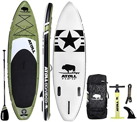 Outlet ✨ 11' Foot Inflatable Stand Up Paddle Board (6 Inches Thick, 32 Inches Wide) ISUP, Bravo Hand Pump And 3 Piece Paddle, Travel 🎒 Backpack And Accessories New Leash Included Desert Sand ✨ 10 Outlet ✨ 11' Foot Inflatable Stand Up Paddle Board (6 Inches Thick, 32 Inches Wide) ISUP, Bravo Hand Pump And 3 Piece Paddle, Travel 🎒 Backpack And Accessories New Leash Included Desert Sand ✨ - Image 8