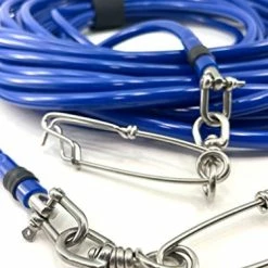 Best Pirce 🌟 SPEARFISHING WORLD Tubing Float Line Heavy Duty Tuna Clips For Spearfishing Blue 🔥