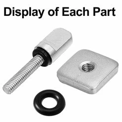 Coupon 🎁 Ferraycle 6 Pieces 🏄 Surfing Accessories No Tool Stainless Steel Fin Screw Thumb Fin Screw For Men 👩 Women Surfboard Surf Longboard Paddleboard And SUP 🌟