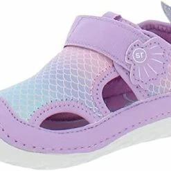 Best Sale 🤩 Stride Rite 👧 Girls Soft Motion Splash Purple Mermaid 🎁