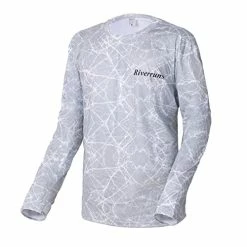 Cheap ✨ Riverruns UPF 50+ Long Sleeve Fishing 👚 Shirt, Light Weight Fishing 👚 Shirt Men With Sun Protection Outdoor Activity Digital Camoblue 🎁