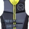 Promo 🔔 System CGA Mens Wakeboard Vest Grey/yellow 😍