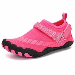 Cheap 🔔 JACK'S AQUA SPORTS Water 👟 Shoes For Kids, Boy & 👧 Girls Quick Drying Aqua 🧦 Socks Barefoot Beach Sports Athletic 👟 Sneakers Lightweight Slip On Sport 👟 Shoes New Pink 🤩