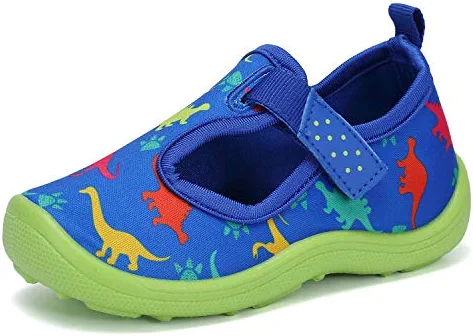 New โ FANTURE Toddler Water ๐ Shoes Boys ๐ง Girls ๐ฉด Sandal Cute Aquatic Beach Swim Pool Water Park Aqua ๐ Sneakers Toddler & Little Kid 01-uni Navy.pink ๐ - Image 11