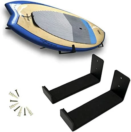 Top 10 π EasyGo Surfboard Wall Rack β Short Board & Longboard Storage β Surfboard Display Rack β Surf Board Rack - Minimalist Style -surf Board βοΈ - Image 5