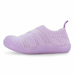 Best Pirce ✔️ JAN & JUL Machine Washable Knit 👟 Shoes | Breathable Light-Weight 👟 Sneakers (Baby/Toddler/Little Kid) Breeze Flow Knit 👟 Shoes: Purple Popsicle 🥰
