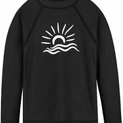 Cheap 👍 TFJH E 👧 Girls & Boys Long Sleeve Rashgurad 🩱 Swimsuit UPF 50+ Kids Swimwear Sunsuits Short Hotpink 🎉