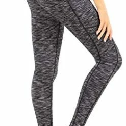 Outlet ✨ LifeSky 👩 Women Yoga Leggings: High Waist Tummy Control Yoga Pants Anti-Squat Workout Gym Running 2 Pack Mosaic Blue ❤️