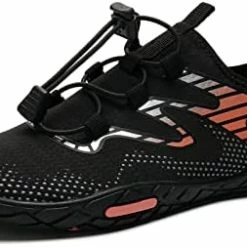 Hot Sale ๐ Water ๐ Shoes Mens ๐ฉ Womens Beach Swim ๐ Shoes Quick-Dry Aqua ๐งฆ Socks Pool ๐ Shoes For Surf Yoga Water Aerobics D/white Gray ๐