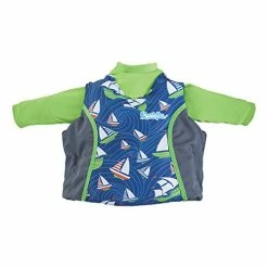 Deals 👍 STEARNS Puddle Jumper Kids 2-in-1 Life Jacket & Rash Guard Seals ✨