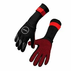 Wholesale ๐ Neoprene Swim Gloves Black/reflective Silver โ