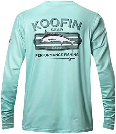 Wholesale ❤️ Performance Fishing 👕 Shirt Sun Protection 👕 Shirt UPF50 Outdoor Long Sleeve Dry-Fit Athletic 👕 Shirts US Flag White 🥰 - Image 4