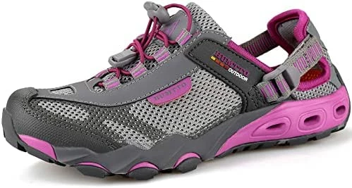 Top 10 ๐งจ HUMTTO ๐ฉ Womens Mens Water ๐ Shoes - Amphibious Hiking ๐ฉด Sandal Closed Toe Outdoor ๐ฉด Sandals Quick Drying Lightweight Breathable Non-Slip Aqua ๐ Shoes โ๏ธ Summer Water ๐ฉด Sandals Beige ๐ฅ - Image 8