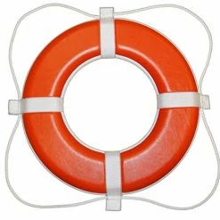 Promo ❤️ Aylor Made 364 Life Ring Buoy, ORANGE, 24" ⭐