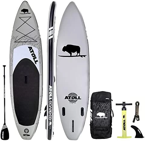 Outlet ✨ 11' Foot Inflatable Stand Up Paddle Board (6 Inches Thick, 32 Inches Wide) ISUP, Bravo Hand Pump And 3 Piece Paddle, Travel 🎒 Backpack And Accessories New Leash Included Desert Sand ✨ 11 Outlet ✨ 11' Foot Inflatable Stand Up Paddle Board (6 Inches Thick, 32 Inches Wide) ISUP, Bravo Hand Pump And 3 Piece Paddle, Travel 🎒 Backpack And Accessories New Leash Included Desert Sand ✨ - Image 9
