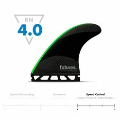 Best deal 🔔 Fins - JJ-2 Medium TECHFLEX Thruster - Black/NEON Green 😀