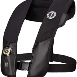 Hot Sale 🔔 Ustang Survival Corp Inflatable PFD With HIT (Auto Hydrostatic) With Harness Black 🔔