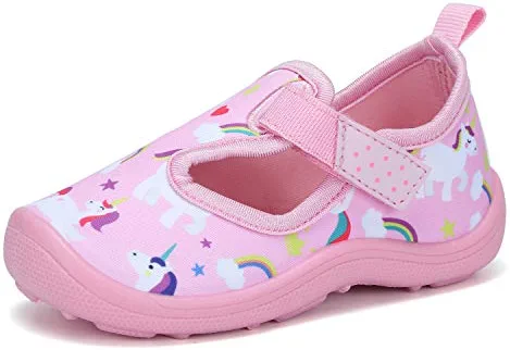 New โ FANTURE Toddler Water ๐ Shoes Boys ๐ง Girls ๐ฉด Sandal Cute Aquatic Beach Swim Pool Water Park Aqua ๐ Sneakers Toddler & Little Kid 01-uni Navy.pink ๐ - Image 3