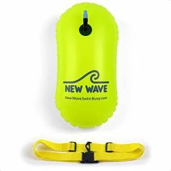 Promo 🎉 Bble For Open Water Swimmers And Triathletes - Be Bright, Be Seen & Be Safer With New Wave While Swimming Outdoors With This Safety Swim Buoy Tow Float (Fluo Green) Orange Bubbl 🎉