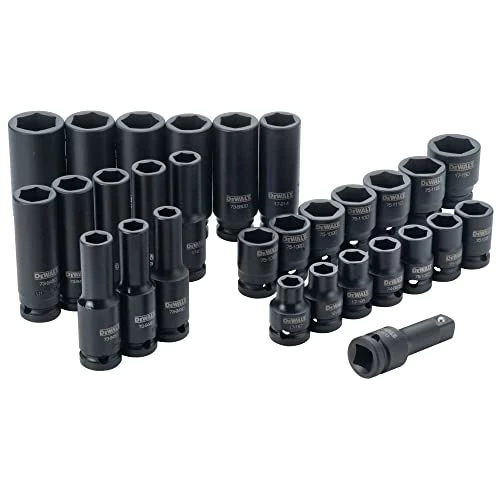 Best reviews of ๐ Impact Socket Set, 30-piece Mechanic Tool Set, Metric, 1/2-Inch Drive (DWMT19249) ๐ - Image 2