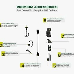 Budget 🤩 Inflatable Stand Up Paddle Boards With Premium SUP Paddle Board Accessories, Wide Stable Design, Non-Slip Comfort Deck For Youth & Adults 🔔