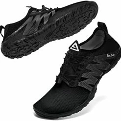 Deals 🥰 Racqua Water 👞 Shoes Men 👩 Women Quick Dry Gradient Colors Barefoot Aqua Athletic Sports Swim Surf Beach 👞 Shoes Hd131m-blue/black 😉