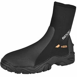 Promo 😀 SEAC Pro HD 6mm Neoprene Wetsuit 🥾 Boots With Side Zipper 🔔