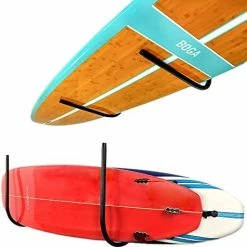 Cheap 💯 Standup Paddleboard And Surfboard Storage Rack, Ceiling And Wall Mount, Heavy-Duty 50 Lbs Max, Indoor Board And Paddle Organiz 🔔