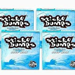 Best Pirce 👏 Sticky Bumps Surfboard Wax Original Cool / Cold Water Formula (4-Pack) 👍