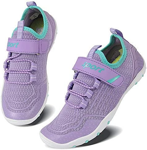 Best deal โญ Caitin Boys ๐ง Girls Water ๐ Shoes Quick Drying Aqua Beach Pool Swim Lightweight Athletic ๐ Sneakers For Little Big Kids 4_light Grey ๐งจ