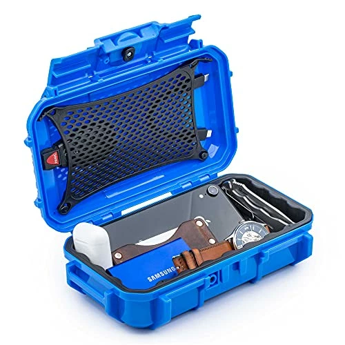 Best reviews of ๐ 56 Waterproof Dry Box Protective Case - Travel Safe/Mil Spec/USA Made - For Tackle Organization Of Cameras, Phones, Camping, Fishing, Hiking, EDC, Water Sports, Knives โ