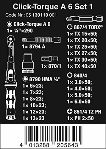 Buy 🎁 Click-Torque A6 In Textiler Box Mit Bits + Nüssen ❤️ - Image 2