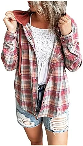 Top 10 π Women's Fashion Color Block Plaid Flannel Shacket Jacket Casual Long Sleeve Button Down π Shirt Lounge Fall π§₯ Coat Tops Zfucnk-a15-2-coffee β€οΈ 8 Top 10 π Women's Fashion Color Block Plaid Flannel Shacket Jacket Casual Long Sleeve Button Down π Shirt Lounge Fall π§₯ Coat Tops Zfucnk-a15-2-coffee β€οΈ - Image 6