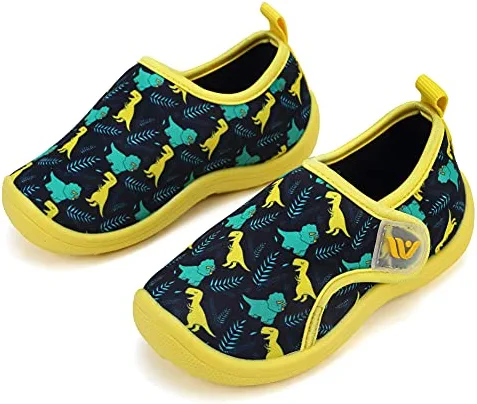 New โ FANTURE Toddler Water ๐ Shoes Boys ๐ง Girls ๐ฉด Sandal Cute Aquatic Beach Swim Pool Water Park Aqua ๐ Sneakers Toddler & Little Kid 01-uni Navy.pink ๐ - Image 12