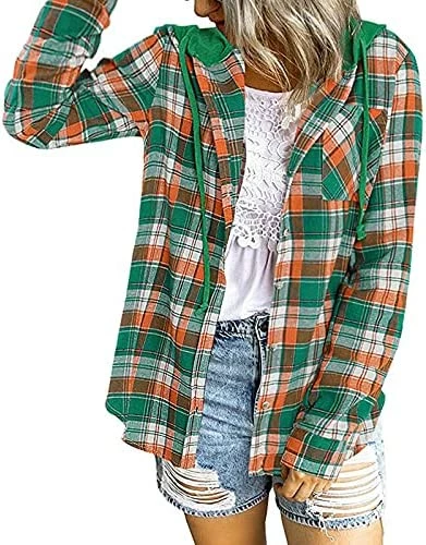 Top 10 π Women's Fashion Color Block Plaid Flannel Shacket Jacket Casual Long Sleeve Button Down π Shirt Lounge Fall π§₯ Coat Tops Zfucnk-a15-2-coffee β€οΈ 9 Top 10 π Women's Fashion Color Block Plaid Flannel Shacket Jacket Casual Long Sleeve Button Down π Shirt Lounge Fall π§₯ Coat Tops Zfucnk-a15-2-coffee β€οΈ - Image 7