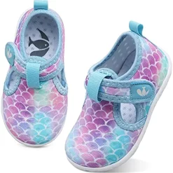 Best reviews of 🤩 FEETCITY Boys 👧 Girls Water 👟 Shoes Kids Aqua 🧦 Socks Quick Dry Barefoot For Beach Swimming Pool Pink Green 🔔
